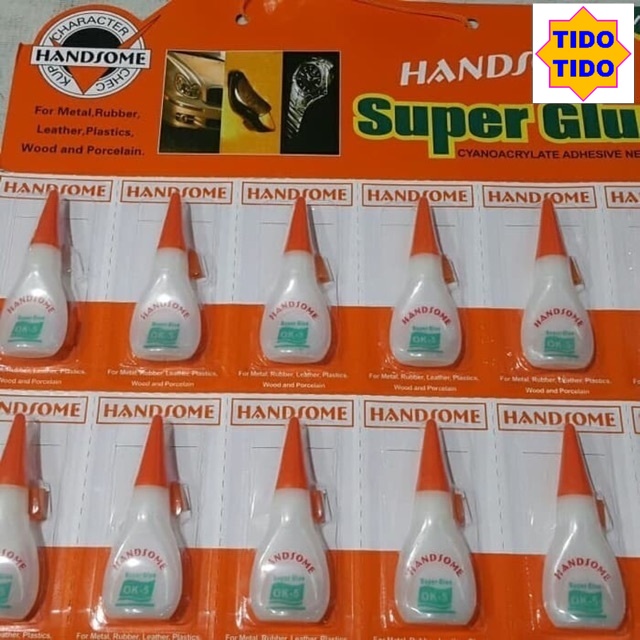 

[TIDO] LEM KOREA BOTOL RENCENGAN 5 GRAM ( HANDSOME ) / LEM TETES KOREA CAIR