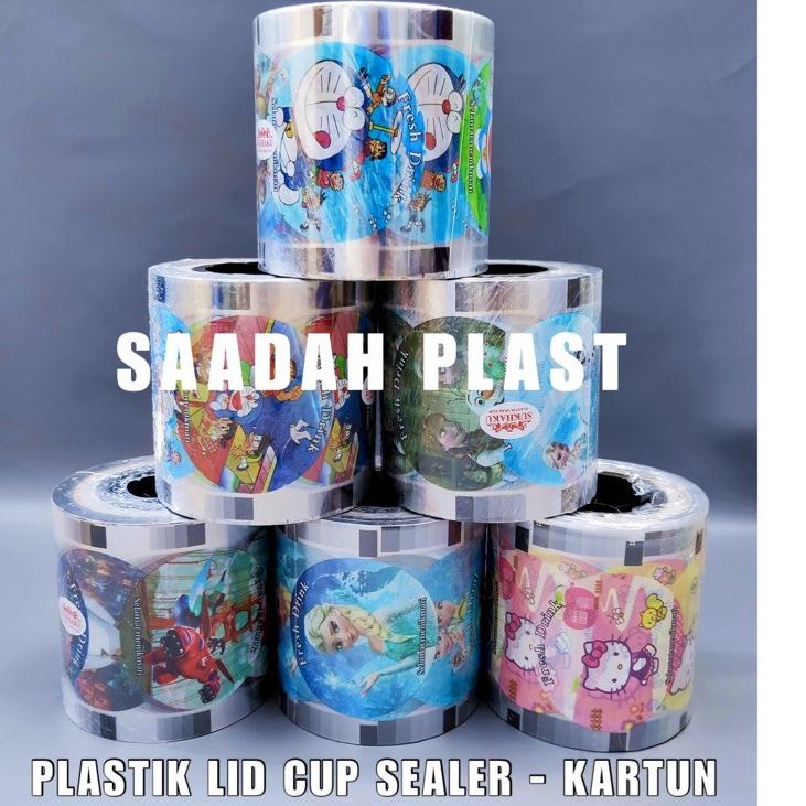 

◄ PLASTIK LID SEALER CUP KARTUN 21 1000CUP / CUP SEAL PLASTIK / SEAL CUP ☎