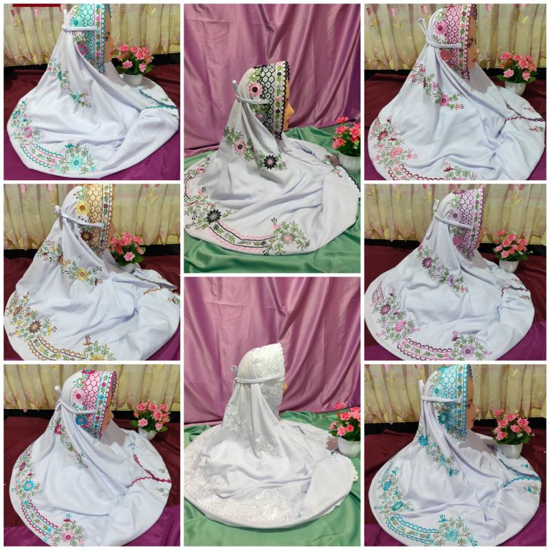 MUKENA BORDIR / MUKENA BORDIR TERUSAN / MUKENA KUDUS