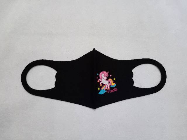 MASKER ANAK KAIN SCUBA MOTIF LITTLE PONY BAHAN PREMIUM KUALITAS BAGUS