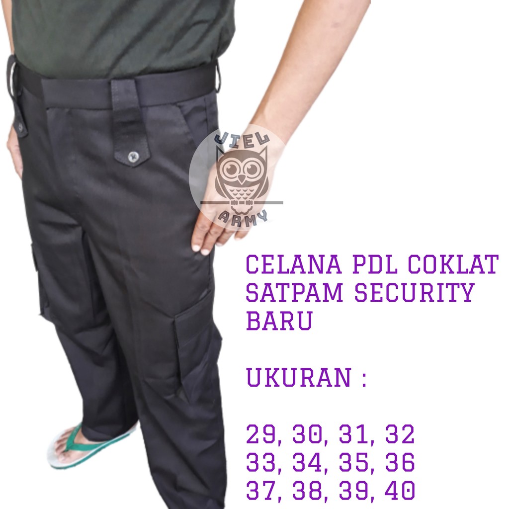 Beli Celana Pdl Coklat Polisi Celana Lapangan Satpam Seetracker Indonesia