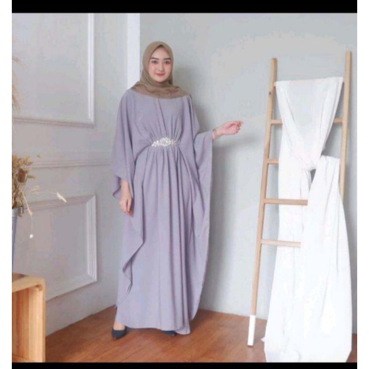 TIARA KAFTAN MURAH/KAFTAN BAHAN CREPE/KAFTAN REMAJA MUSLIM MURAH