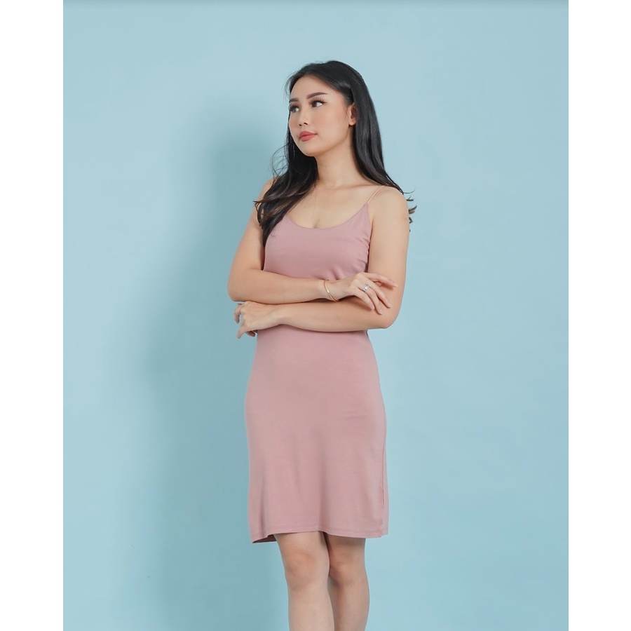 MODAVIE - AURORA Dress Casual Dress Polos Kaos Dress Tali Satu