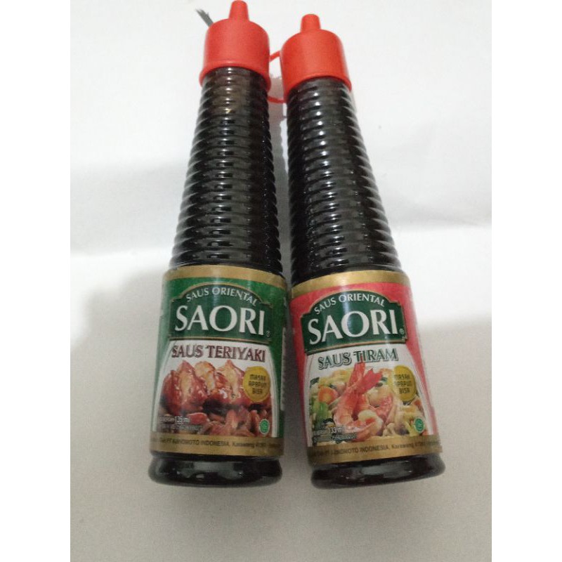 

Saus Oriental Saori Teriyaki & Tiram Kemasan Botol (133ml & 135ml)