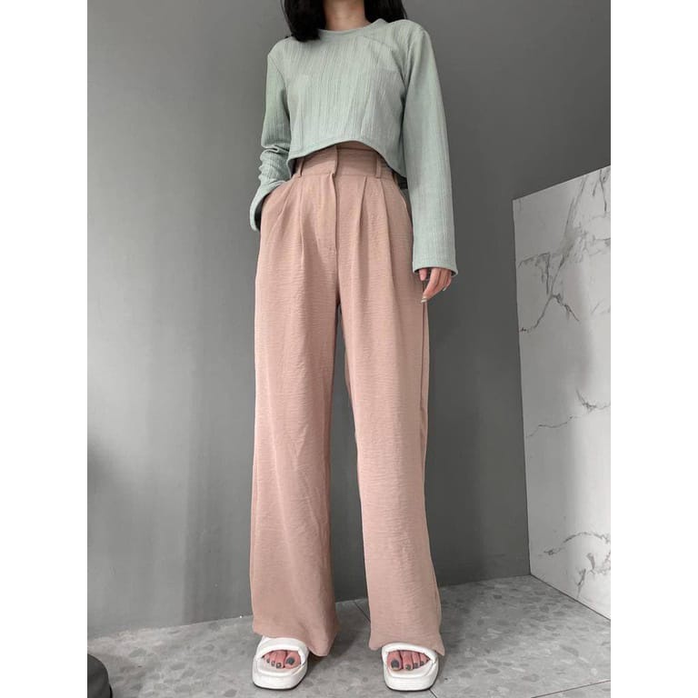 Kulot Crinkle - Celana Kulot - Celana Wanita - Trouser 929