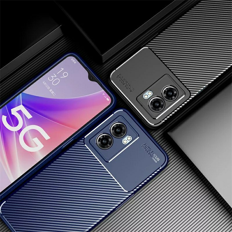 Case Realme Narzo 50 5G Softcase Carbon Auto Focus Original