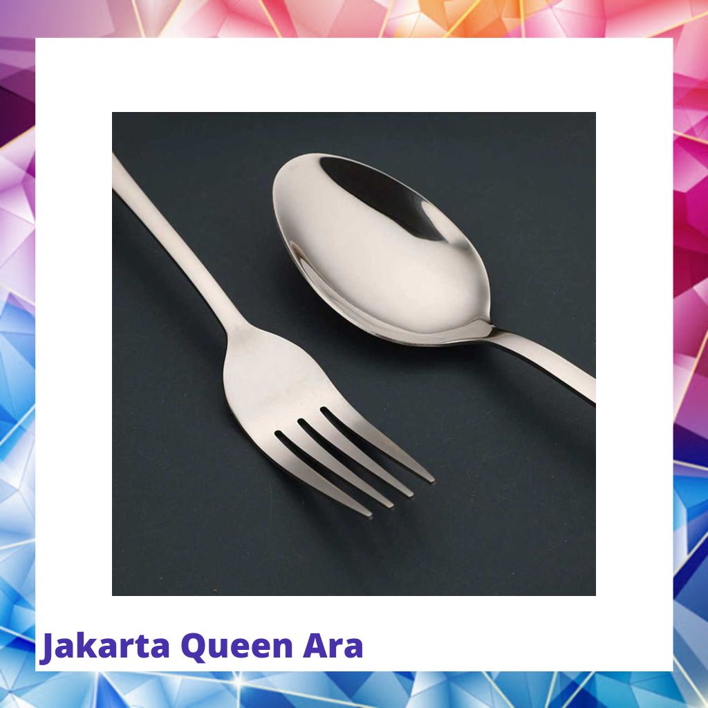 TaffHOME Cutlery Set Perlengkapan Makan Sendok Garpu Pisau 24PCS TW82