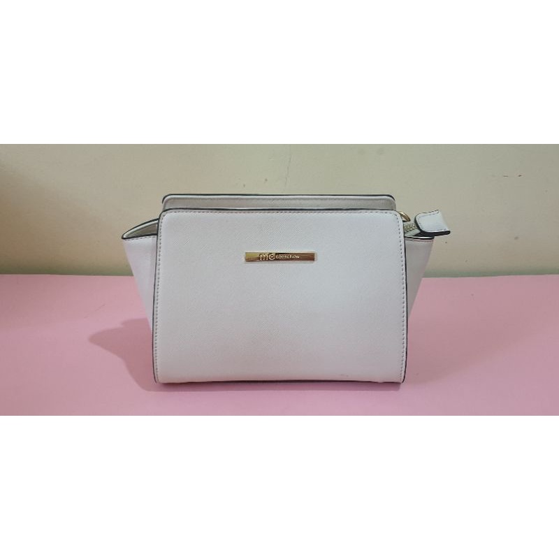 tas kulit wanita warna beige mc collection