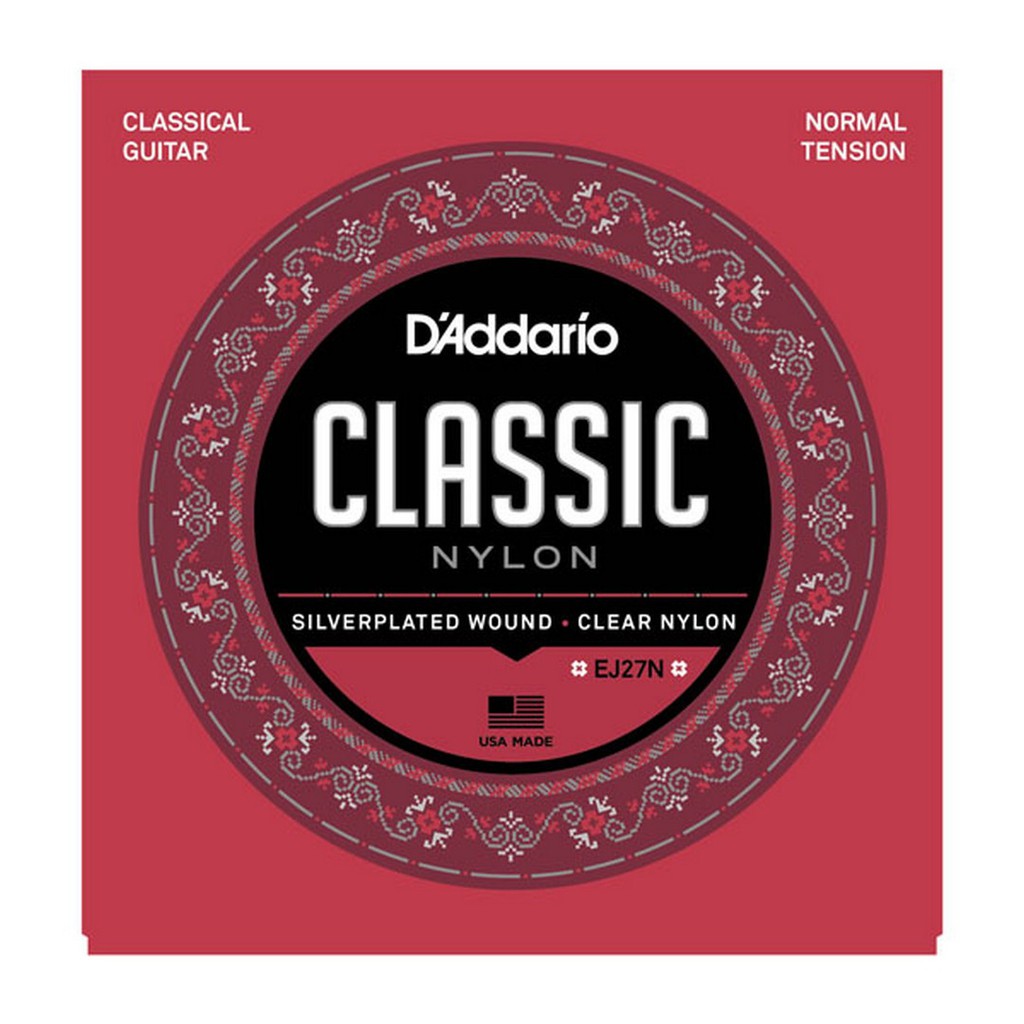 D'addario Klasik Nylon Senar Gitar Original EJ27N EJ27H