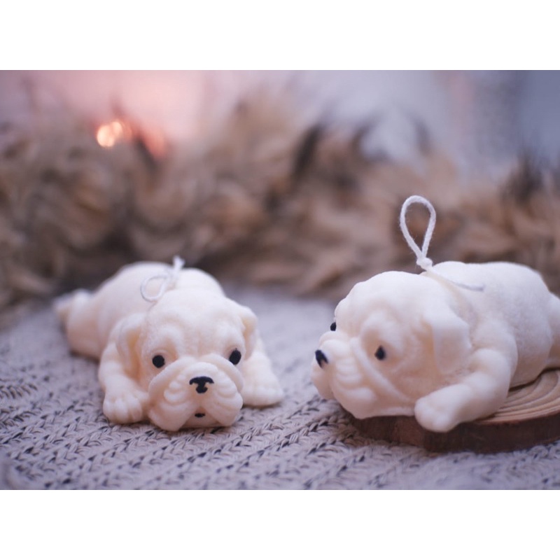 dog candle | aeshetic candle | dog body candle | lying dog candle | sleep candle | scented candle | 