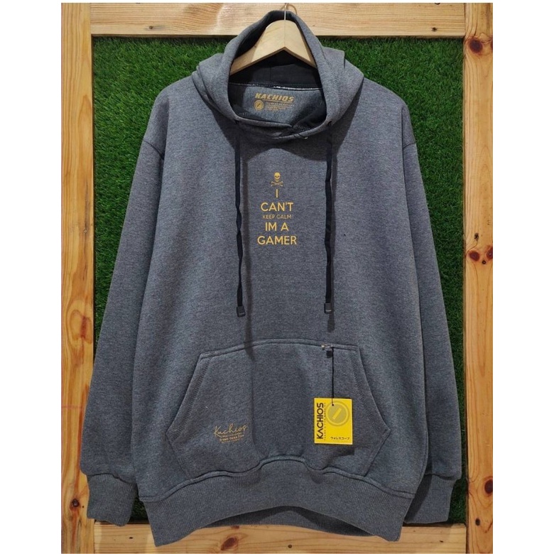 Sweater Hoodie Pria Distro Kachios Original Anime Bahan Cotton Flecce Sedia Big Size M L XL XXL