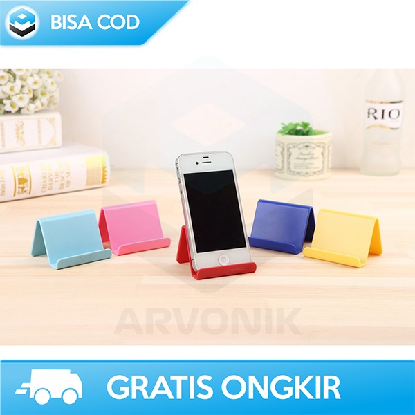 DUDUKAN HP SIMPEL BERWARNA STANDING HOLDER SMARTPHONE BY SYRINX Y19