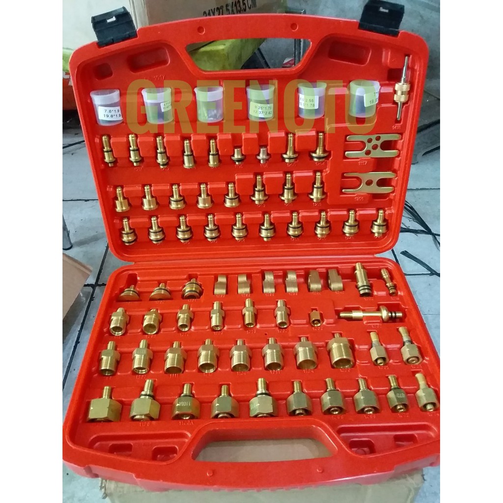 Alat Cek TEST Bocor Evaporator KONDENSOR KHUSUS MOBIL JAPAN SEGALA UKURAN SET SANGAT LENGKAP