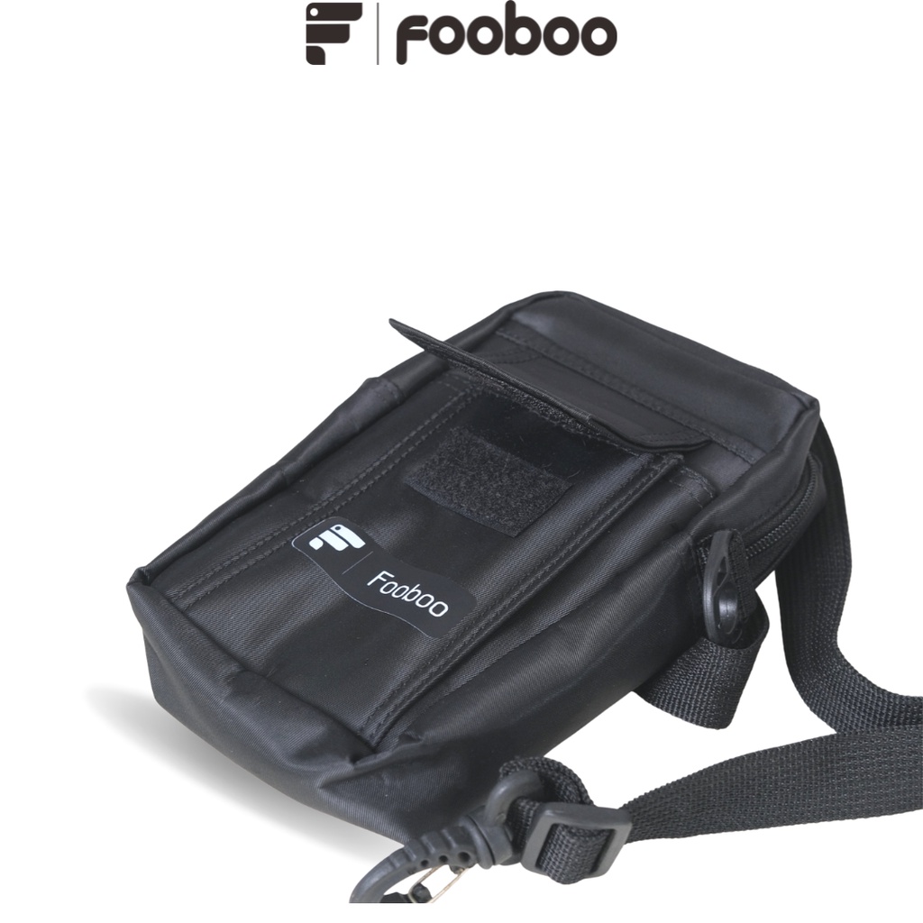 FOOBOO HANGING WALLET DOMPET HP TAS SELEMPANG PRIA SLINGBAG MINI PREMIUM