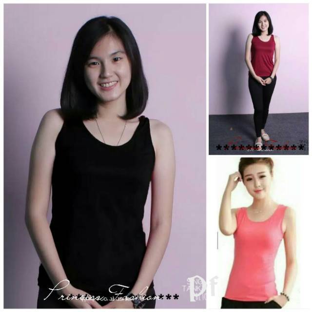 TANKTOP Wanita Polos Ukuran Standar