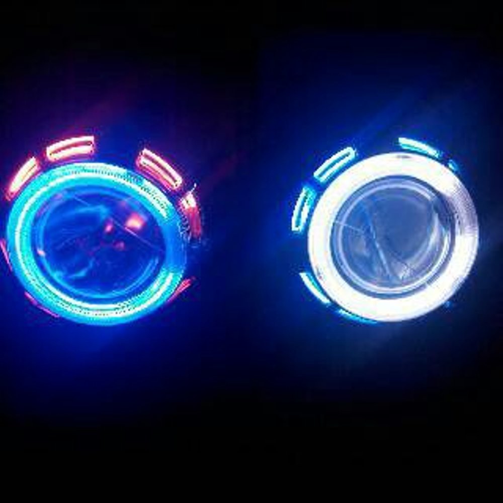 TERLARIS Mini projector double angel eyes