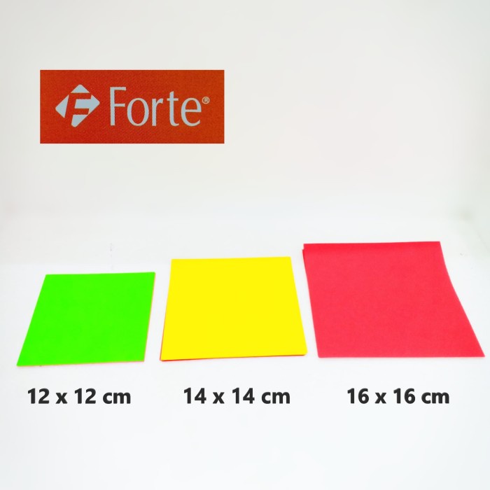 

Senikertas- Kertas Origami - Kertas Lipat Forte 14 X 14 Cm (2 Sisi / Double Side) -Kertas-Seni.