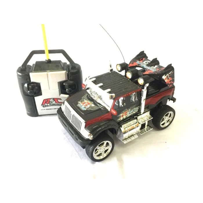 Mainan Remote Control Mobil Jeep King Driver RC - Hitam