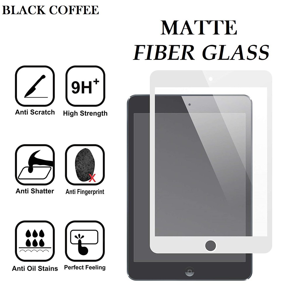 FIBERGLASS MATTE anti gores IPAD 9 / IPAD 8 / IPAD 7 / IPAD 6 / IPAD 5 / IPAD 4 / IPAD 3 / IPAD 2 AIR ANTI PECAH