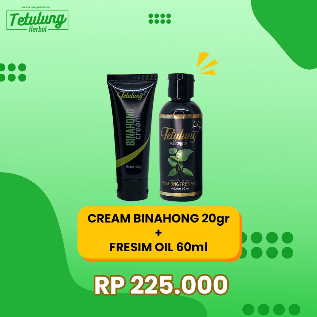 Jual Salep Binahong Cream 20gr & Fresim Oil 60ml - Salep Gatal Seluruh