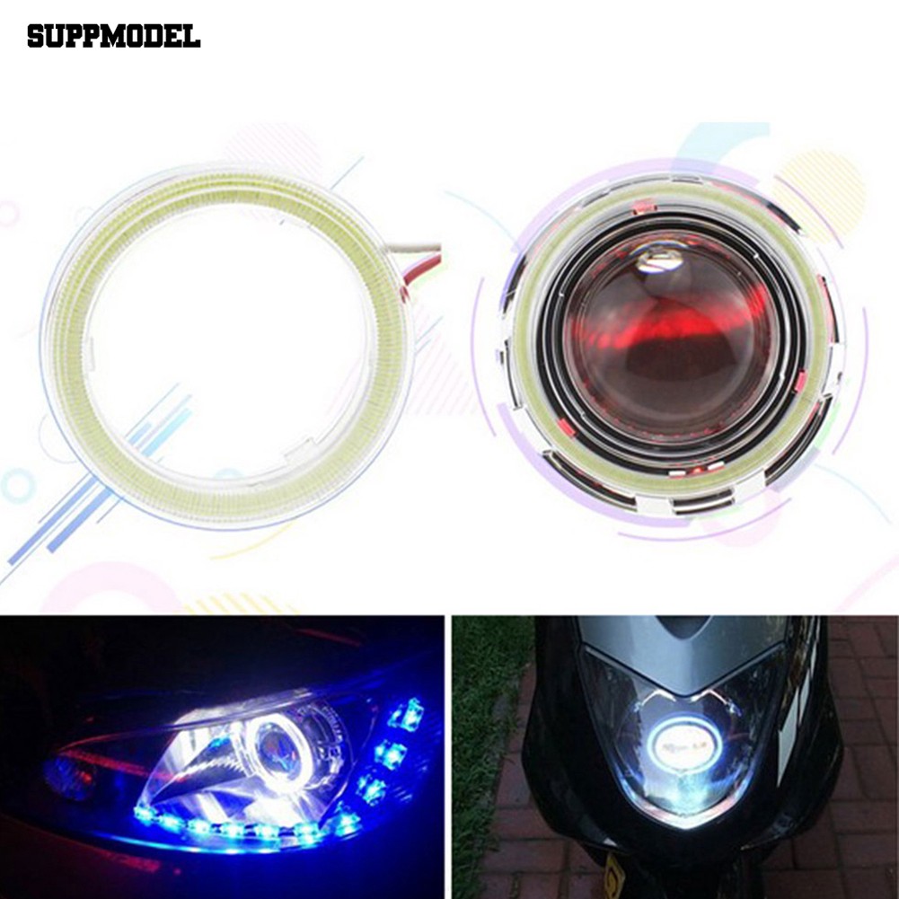 Lampu LED Ring Angel Eye COB 60mm-120mm untuk Mobil