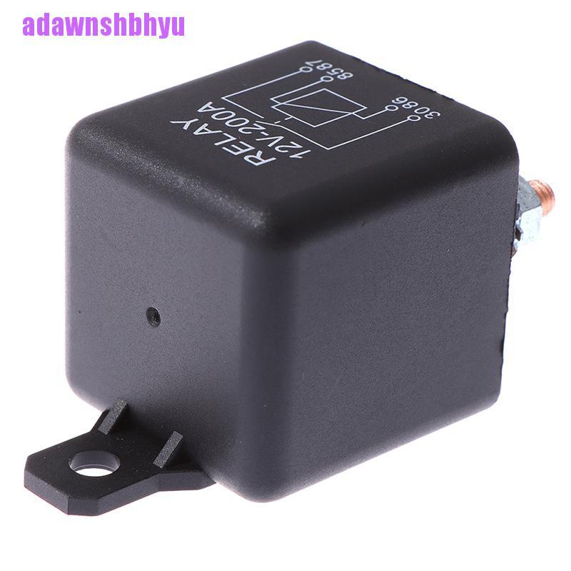 (adawnshbhyu) Relay Derek 12V 200 Amp Heavy Duty Untuk Mobil / Van / Perahu 4