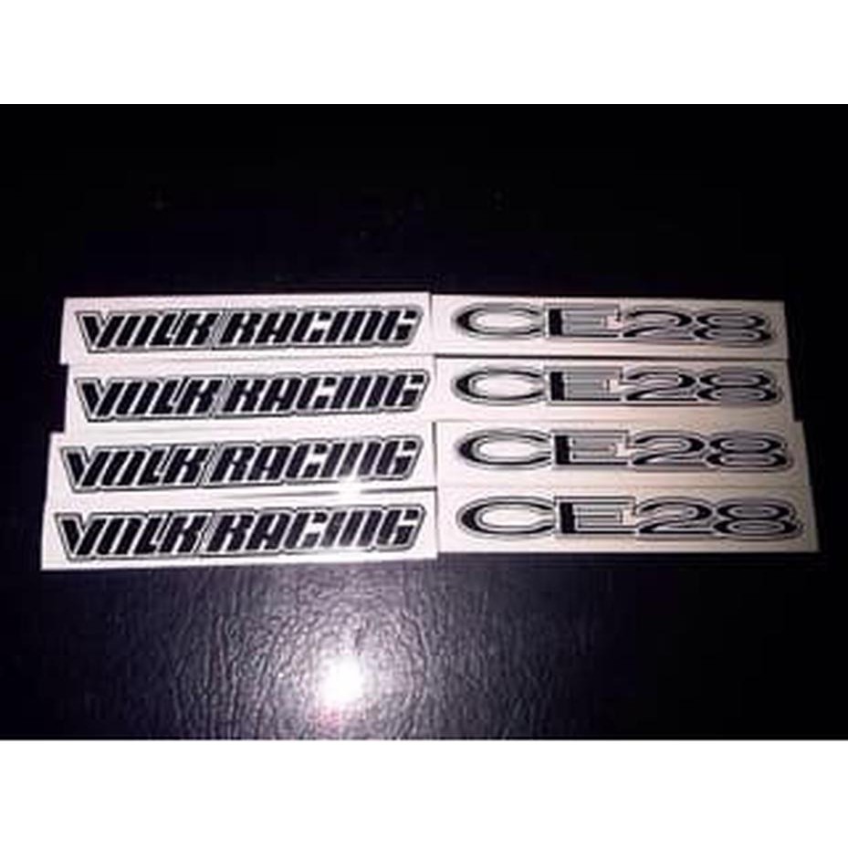 Stiker Velg Mobil Volk Rays Engineering CE28