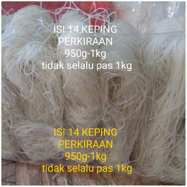 

Bihun cap 5 daun ditimbang ulang perkiraan 900g - 1kg BY MDS
