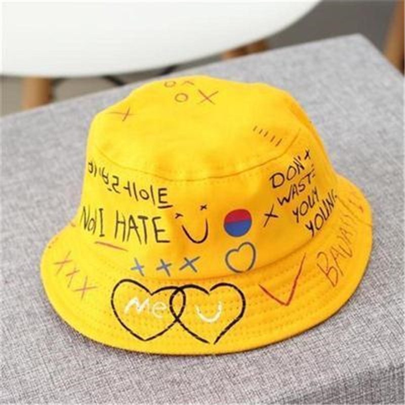 BAYAR DI TEMPAT_ TOPI KOREA BUCKET SABLON BADAS PREMIUM BUCKET BOLAK BALIK HARGA SPESIAL MURAH