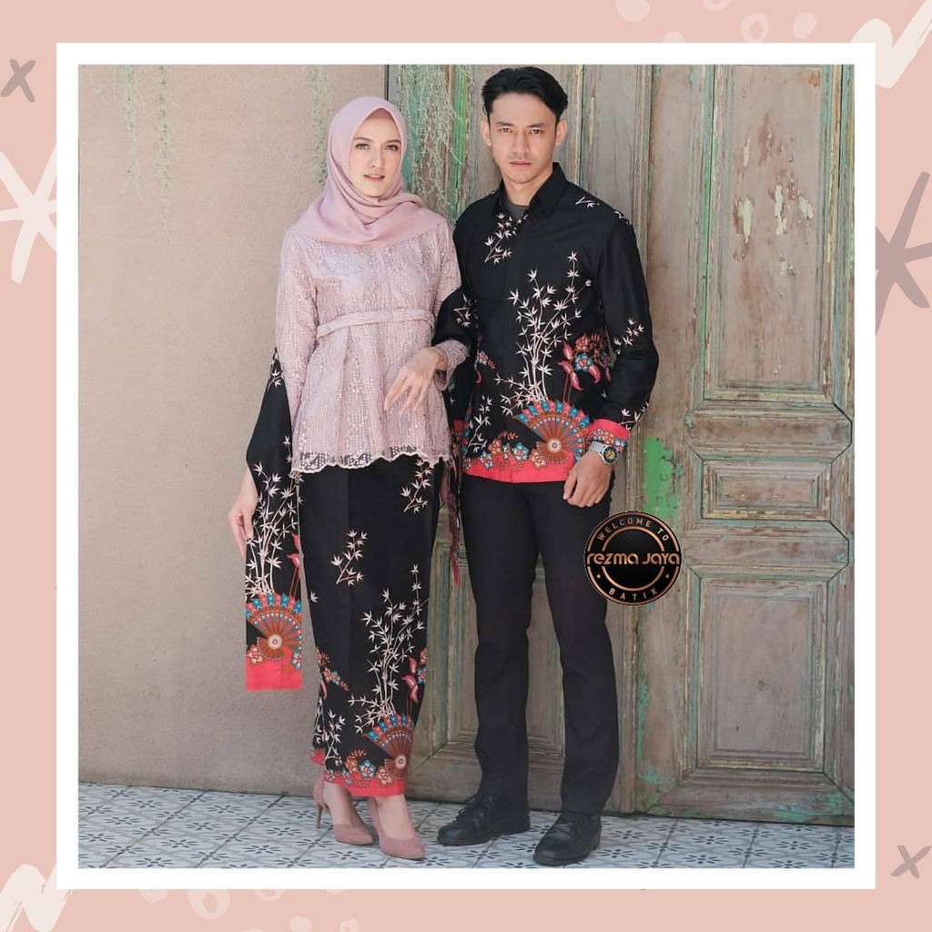 KEBAYA MODERN ORIGINAL COUPLE BAJU BATIK ATASAN WANITA BRUKAT WISUDAMURAH LAMARAN WID BATIK HANAYA 4