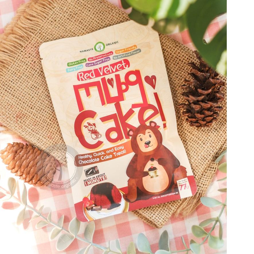 

GROSIR REDVELVET MUG CAKE - GLUTEN FREE QUICK EASY CHOCOLATE CAKE PREMIX 77GR murah
