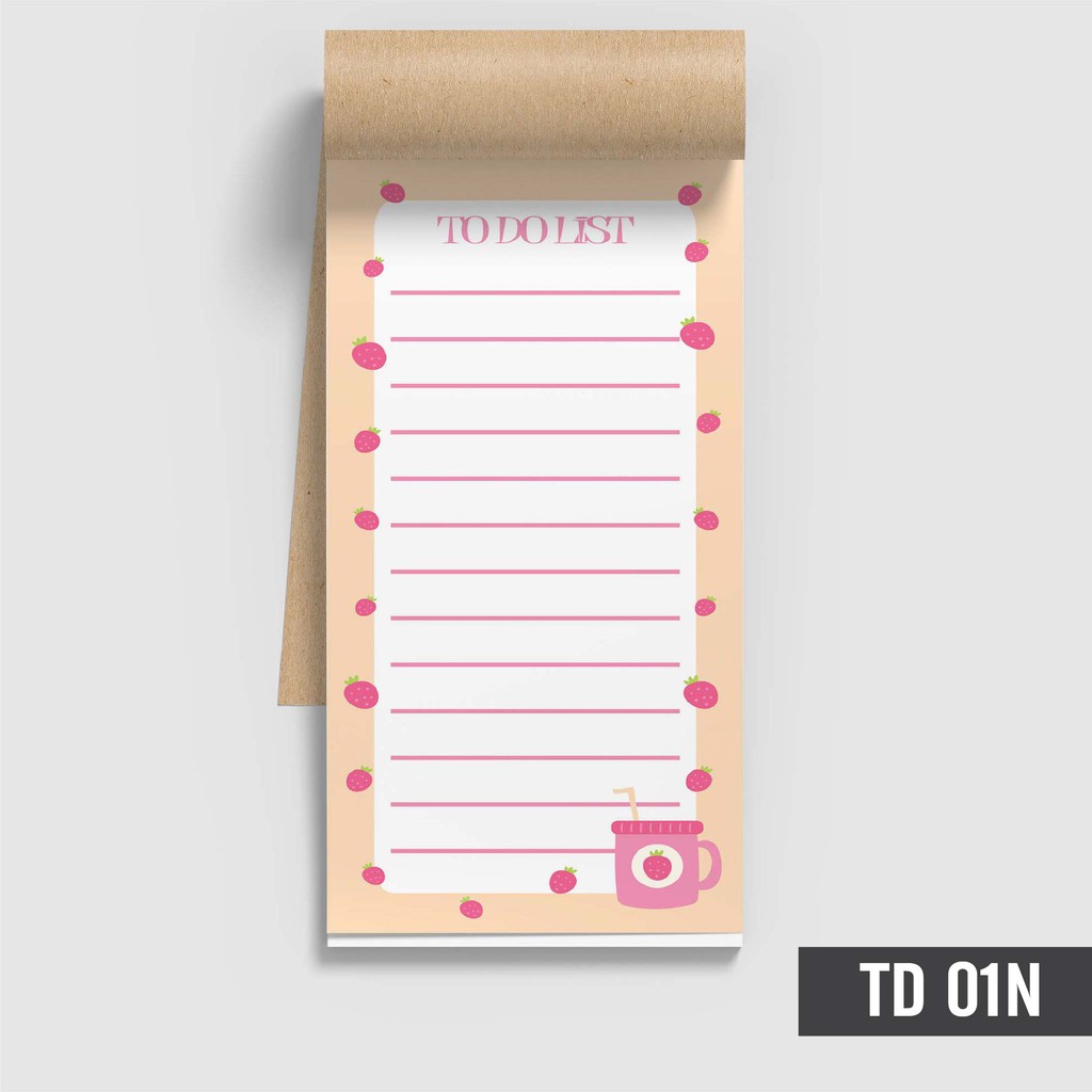 

MEMO CATATAN KECIL / TO DO LIST Kode TD01N