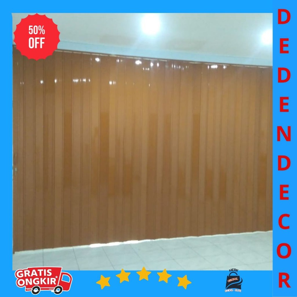 PVC FOLDING DOOR | PINTU LIPAT PLASTIK | PINTU LIPAT MOTIF KAYU