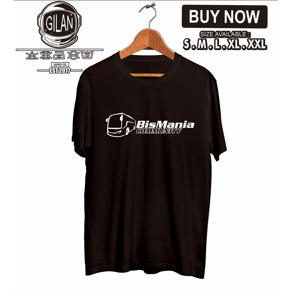 KAOS BAJU DISTRO BISMANIA BIS MANIA COMMUNITY KAOS OTOMOTIF -