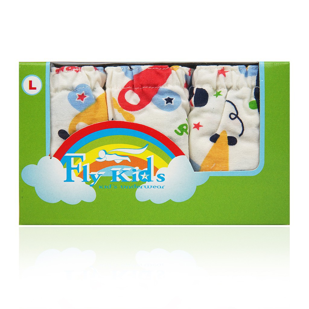 Flykids Celana Dalam Motif Pesawat Anak Laki (1 Pack 3 Pcs) FK 3134