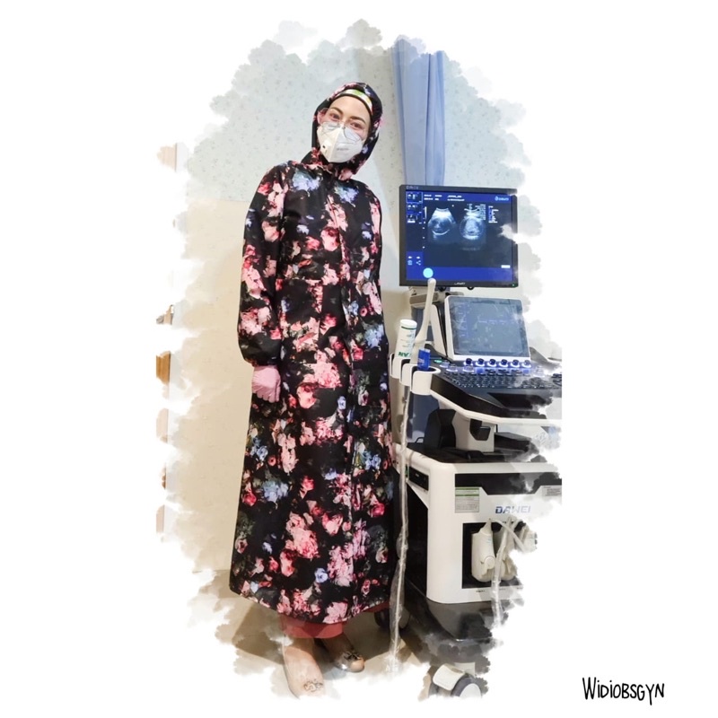 APD GOWN MOTIF / GOWN MOTIF MEDIS / GOWN MEDIS / GOWN DOKTER / APD GOWN MEDIS