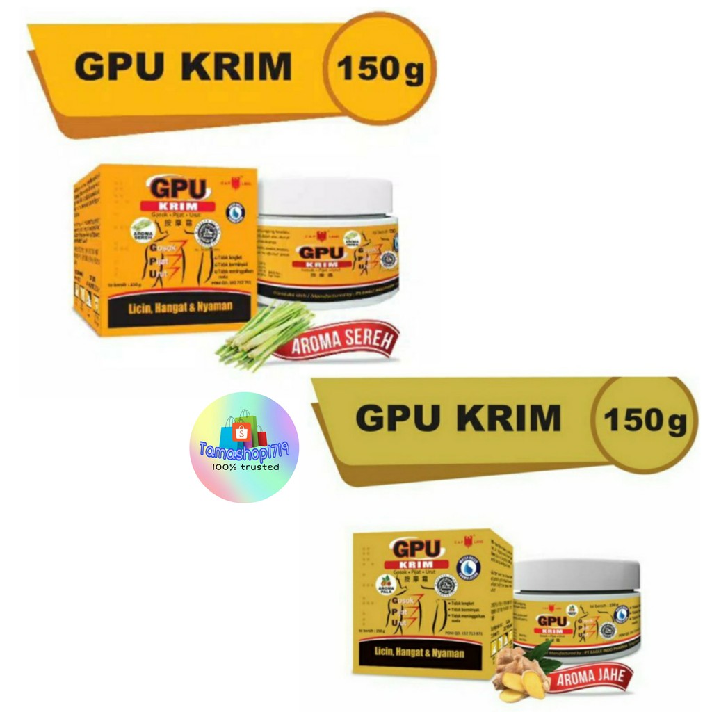 GPU Krim 150 gr Sereh / GPU Krim 150 gr Jahe