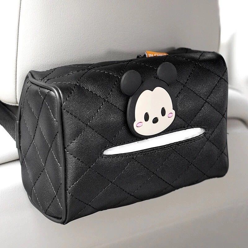 tempat tissue mobil hook mickey minnie sunvisor Sarung Tisu Kotak Tissue Kartun Mickey Minnie Mouse Winnie The Pooh Merry Donald Duck Stitch Disney