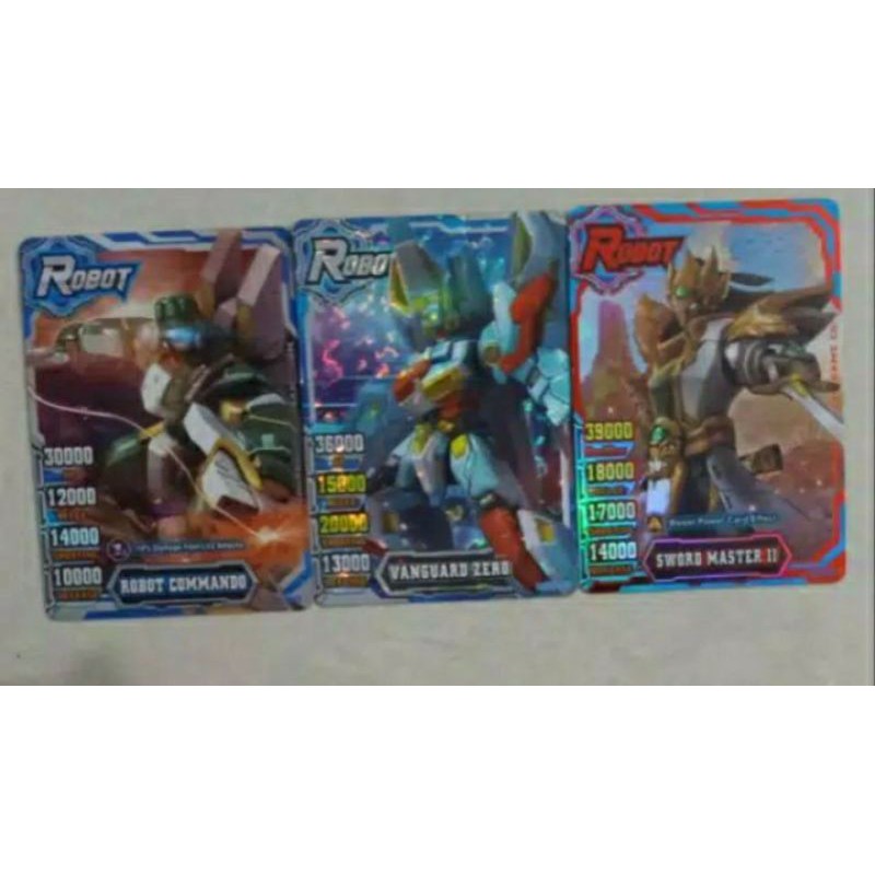 hero of robot 3 kartu