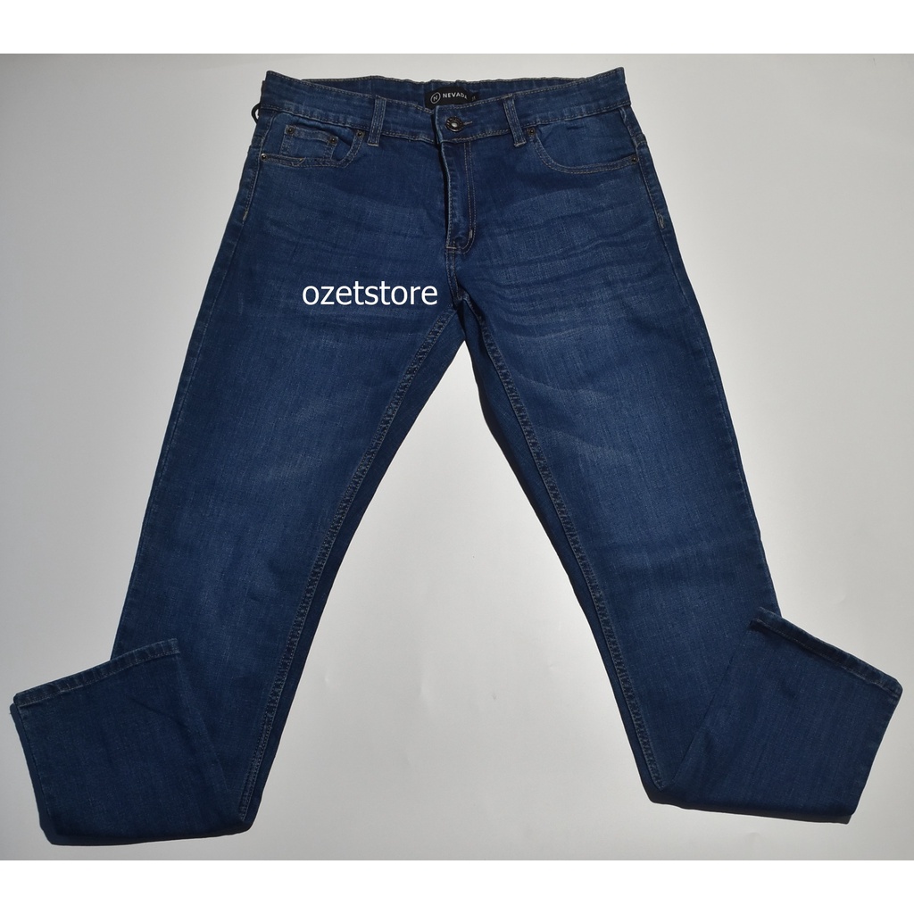 Celana Jeans Pria Nevada Denim Medium Slimfit CNP14 ORIGINAL