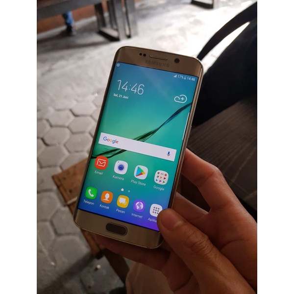 S6 Edge Resmi Samsung SEIN NFC Handphone HP Flagship Seken Murah Second