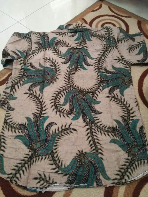 Batik Tunik Zipper/resleting Depan/af055ht Yelbor Navbor / Batik Modern