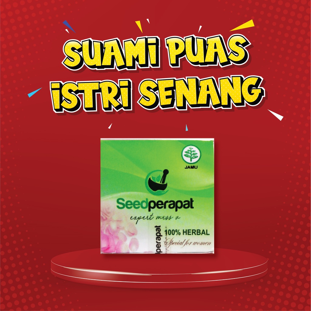 SEED PERAPAT Jamu Pelancar Haid Ampuh Mempelancar Haid Pereda Nyeri Haid Obat Pelancar Menstruasi