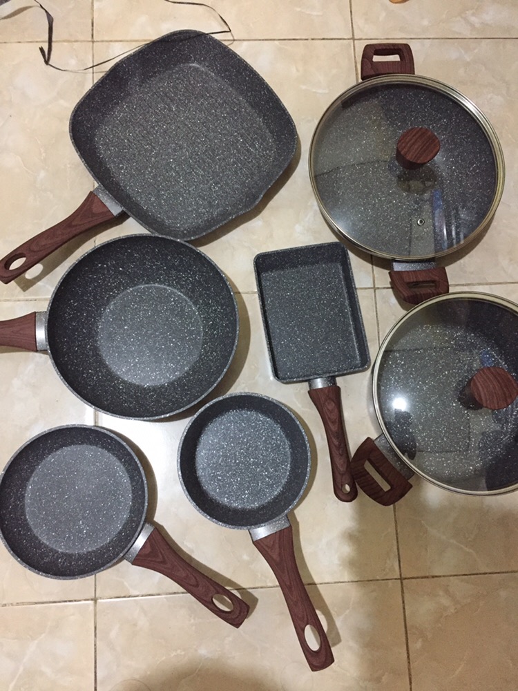 Cypruz - Paket Super Lengkap Panci Set Cookware Kuali Alat Masak