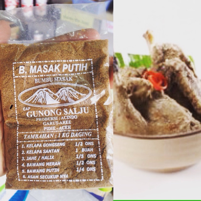 

Bumbu Masak Putih ( khas Aceh )