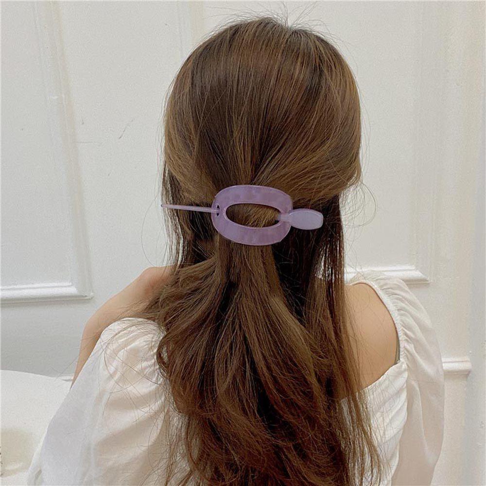 Agustina Wanita Rambut Stik Untuk Gadis Retro Pengantin Sumpit Berongga Jelly Warna Temperamen Rambut Garpu