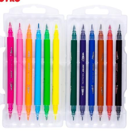 

Diskon!! KODE-288 COLOUR BRUSH PEN KUAS JOYKO CLP-30 12 SET WARNA WARNI PASTEL PENA MURAH MUDAH DIB