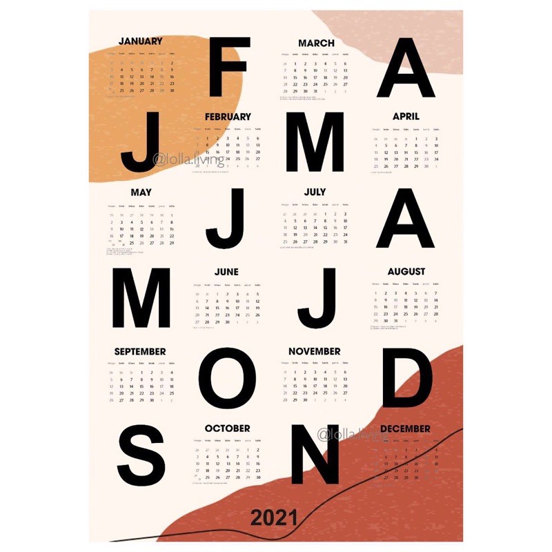 

Kalender Poster 2021 @lolla.living 3 (Sand)