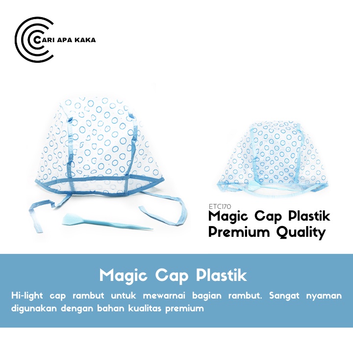 Magic cap Topi Pewarna rambut Plastik highlight rambut