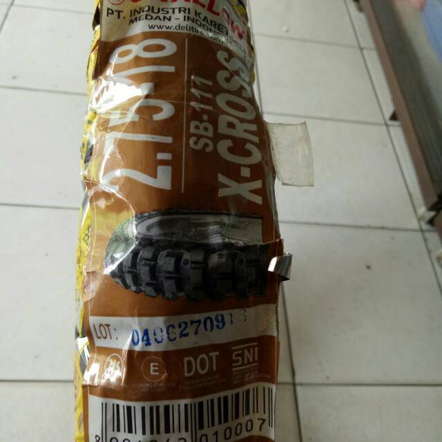 Ban Swallow 275-18 X-Cross Bukan Tubeless